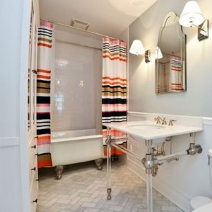 Kate Spade Candy Stripe Shower Curtain